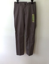 NEW Dickies Men's Flat Front Slim Fit Pants Flex Gray Size 29x32 Straight Leg