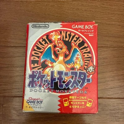 Pokemon Red Japanese Version Game Boy Nintendo CIB Boxed Pocket