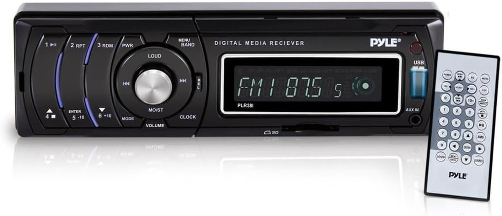- Media Radio, Headunit Receiver, Lcd Digital Displa