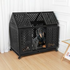 44 inch Heavy Duty Dog Crate, Indestructible Escape Proof Dog Cage Kennel