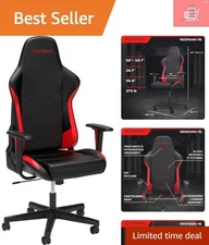 Luxury 110 Ergonomic Gaming Chair - High Back, Integrated Headrest & Swivel Base