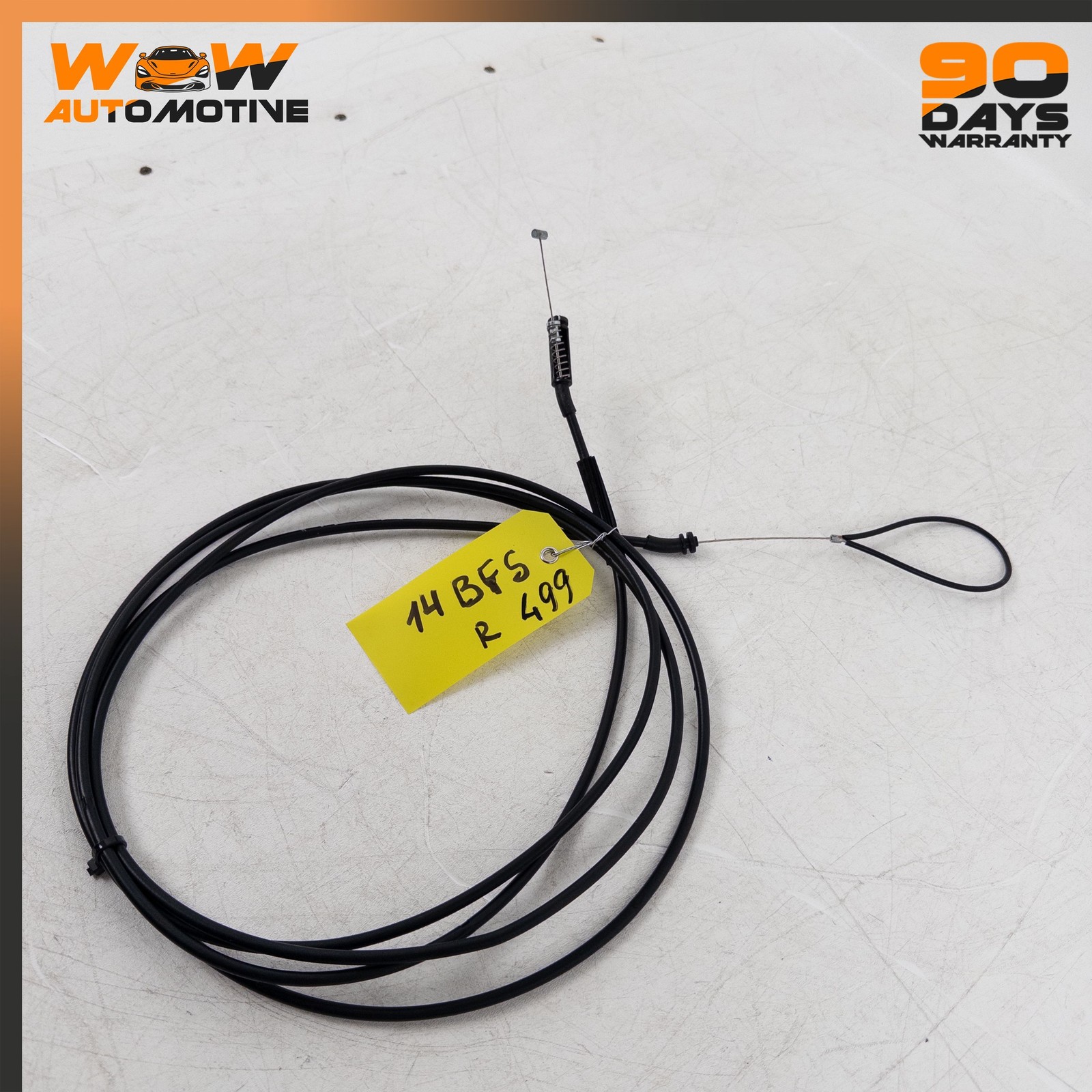 14-19 BENTLEY FLYING SPUR REAR TRUNK BOWDEN CABLE RELEASE ASSEMBLY 4W0827531 OEM