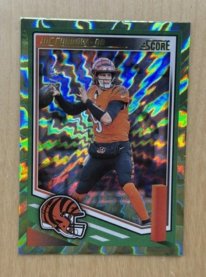 2025 Score Joe Burrow #284 Electric Green 18/99 Bengals