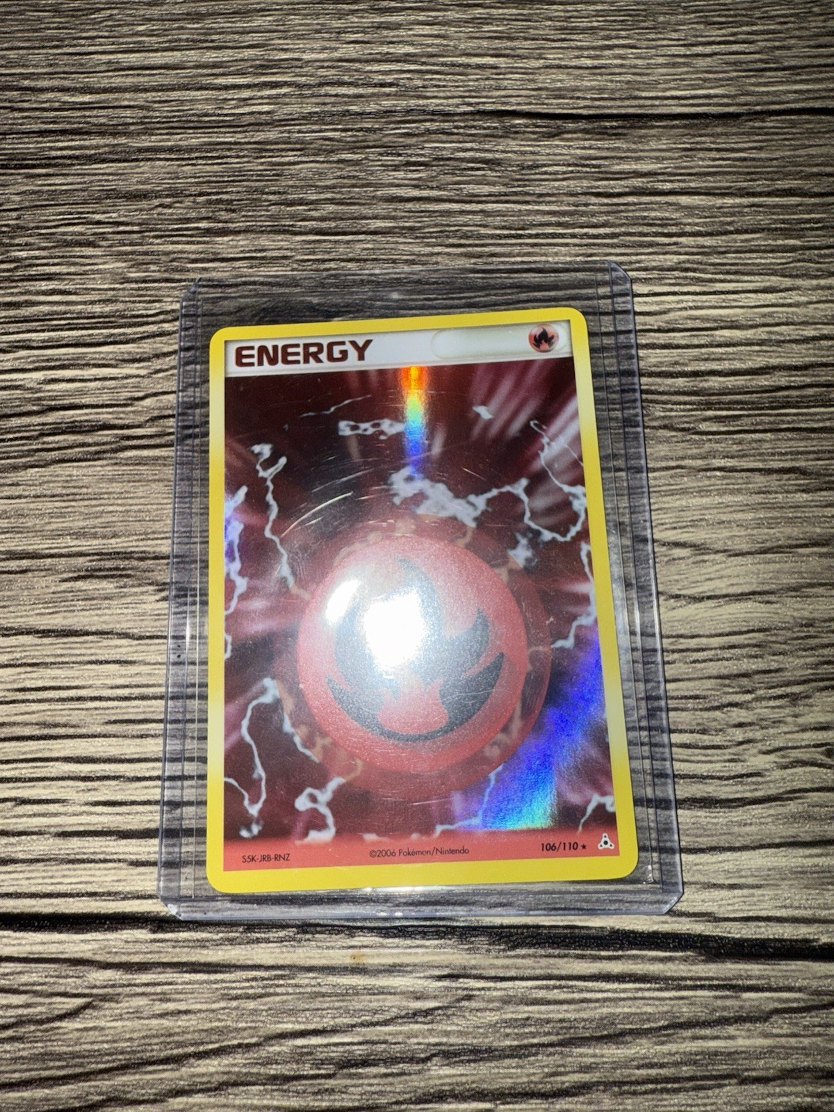 Pokemon Holon Phantoms Fire Energy 2006 Holo Rare Card 106 NM