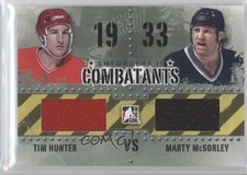 2013 ITG Enforcers II Combatants Black /150 Tim Hunter Marty McSorley #C-09 0v1
