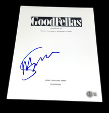 MARTIN SCORSESE SIGNED AUTOGRAPH MOVIE SCRIPT GOODFELLAS BECKETT BAS COA AUTO