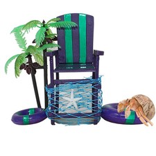 Hermit Crab Lifeguard Food Water Station Decorative Feeder Stand Accessory