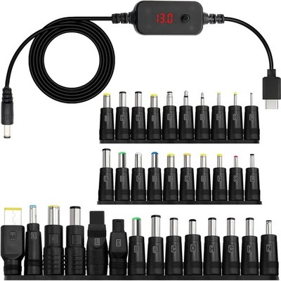 USB C zu DC5521 PD Adapter 34 Konverterköpfe 5V 9V