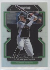 2022 Panini Prizm Draft Picks Silver Prizm Logan Wagner #PDP195 0h29