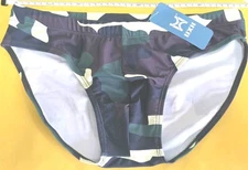 Men's Drawstring Camouflage Brief Swimwear XL