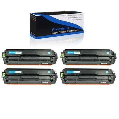 4PK CLT-C504S 504 Cyan Toner Cartridge for Samsung CLP-415NW CLP-4195FW Printer