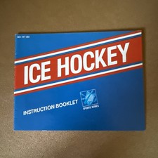 Ice Hockey Instruction Manual Only Nintendo N...