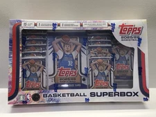 2025-26 Topps Basketball Costco Superbox Bundle  15 Packs! 1 Oversized Card