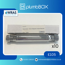 PlumbBOX Magnetic In-line 15mm Scale Reducer Inhibitor 15mm Compression x10