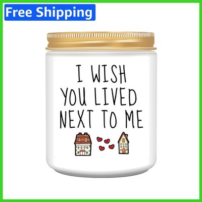 Funny Lavender Scented Candle Gift for Best Friends - Unique Aromatherapy