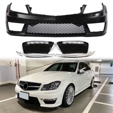 Front Bumper kit W/DRL W/o PDC For Mercedes C-Class W204 C250 C300 2012-2015