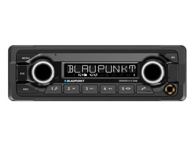 Blaupunkt Denver 412 DAB Heavy Duty 12 V DAB+/FM Bluetooth 1-DIN Autoradio Ipod