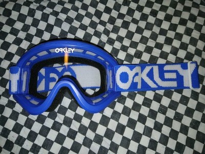 OAKLEY  Goggles O/ 20  Frame  Blue Factory Pilot MX vintage  Motocross Scott Ski