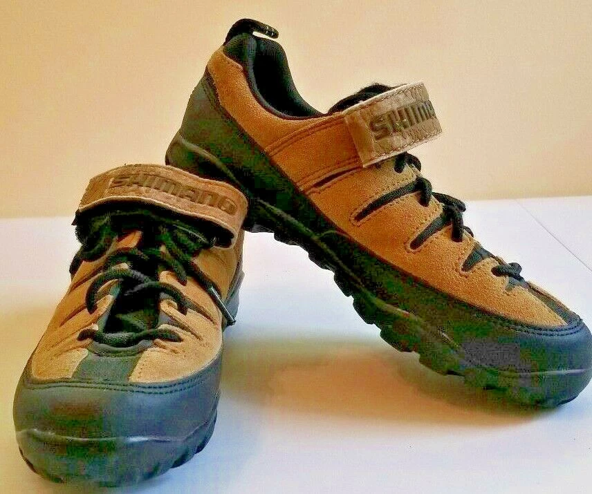 Shimano Mujer Talla 5 SH-M035 Bicicleta de Montaña Ciclismo Zapatos Marrón Gamuza Excelente  Foto 2 de 4