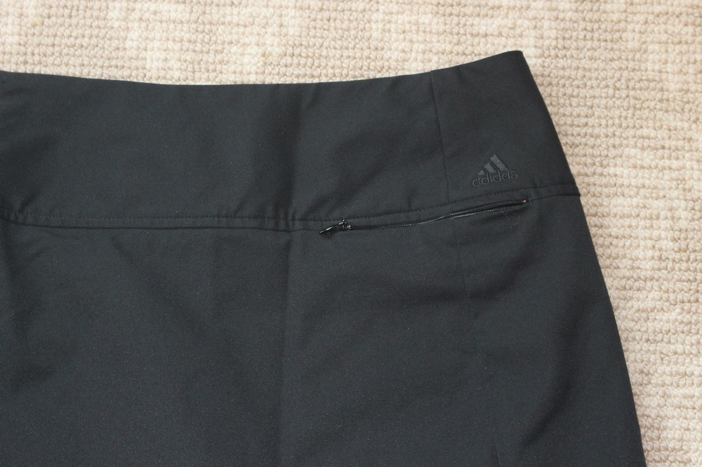 Women's Adidas Climacool Stretch Tennis Skirt Size 6 Black Purple Stripe Breathable