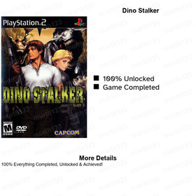 Dino Crisis PS1 Memory Card 100% Unlocked Completed Saves