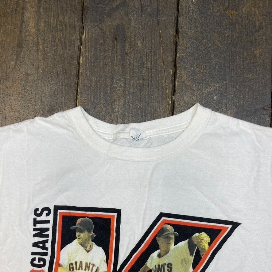 Vintage MLB SanFrancisco Giants T-Shirt Graphic ShortSleeve Tee White Men Medium image 6