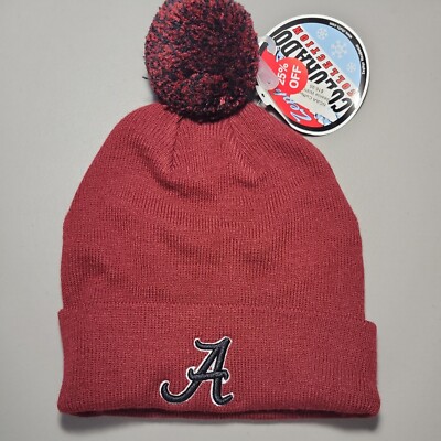 Authentic Zephyr NCAA Football Alabama Crimson Tide Beanie Hat