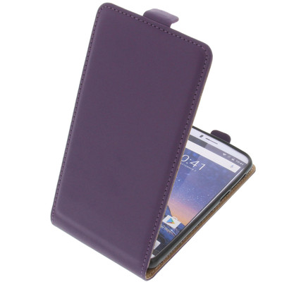 Tasche für Cubot Manito FlipStyle Handytasche Schutz Hülle Flip Case Lila