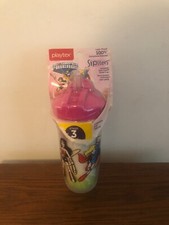 Playtex Sipsters dc Super friends sippy cup straw super girls new