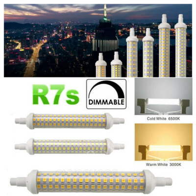 R7S LED 10/15/20W Leuchtmittel Halogenstab Brenner Fluter Strahler Birne Ersatz