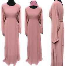 Plain Abaya Kaftan Farasha Maxi jilbab jalabiya burkha SIZE 52,54,56,58