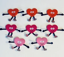 8 Fun Express Valentine Heart Toy Bendable Figures Party Favors Gift Exchange