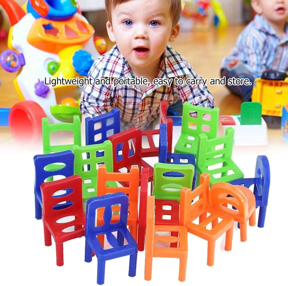 Chair Stack Balance Chairs Game Stacking Puzzle kids Educational