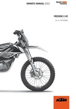 KTM Owners Manual Book Guide 2022 FREERIDE E‑XC EU