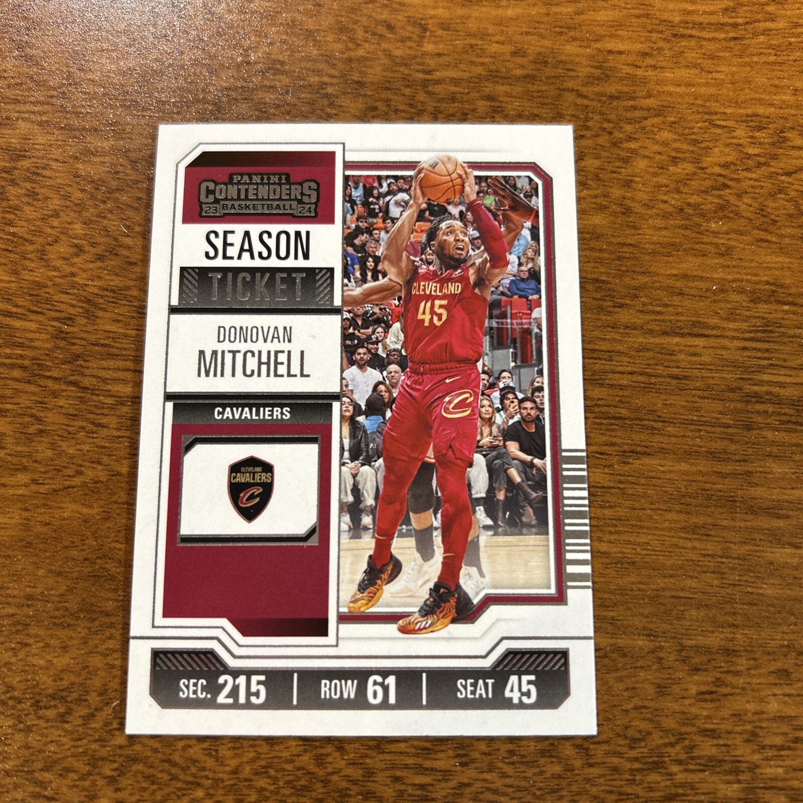 2023-24 Panini Contenders Season Ticket Retail #75 Donovan Mitchell Cavaliers B6
