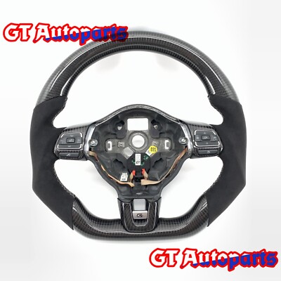 Carbon Fiber Steering Wheel Fit for Volkswagen MK6 Golf 6 R GTI Jetta 2008-2014