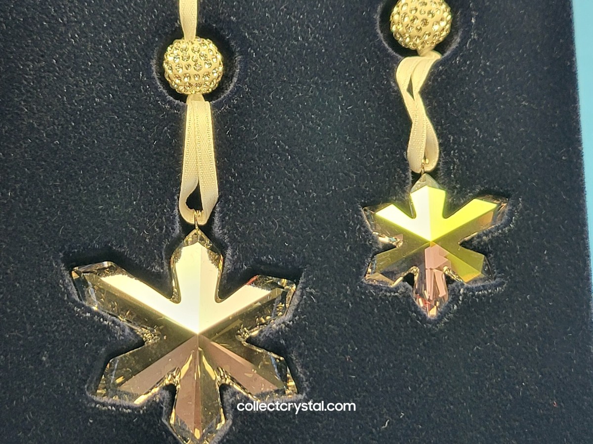 置物 SWAROVSKI SWAROVSKI CRYSTAL XMAS Christmas Ornament ICE FLOWERS 2008 945577