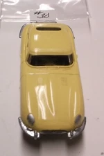 ORIGINAL AURORA  T-JET  NICE  YELLOW JAGUAR  WITH OPEN RIVET CHASSIS #30