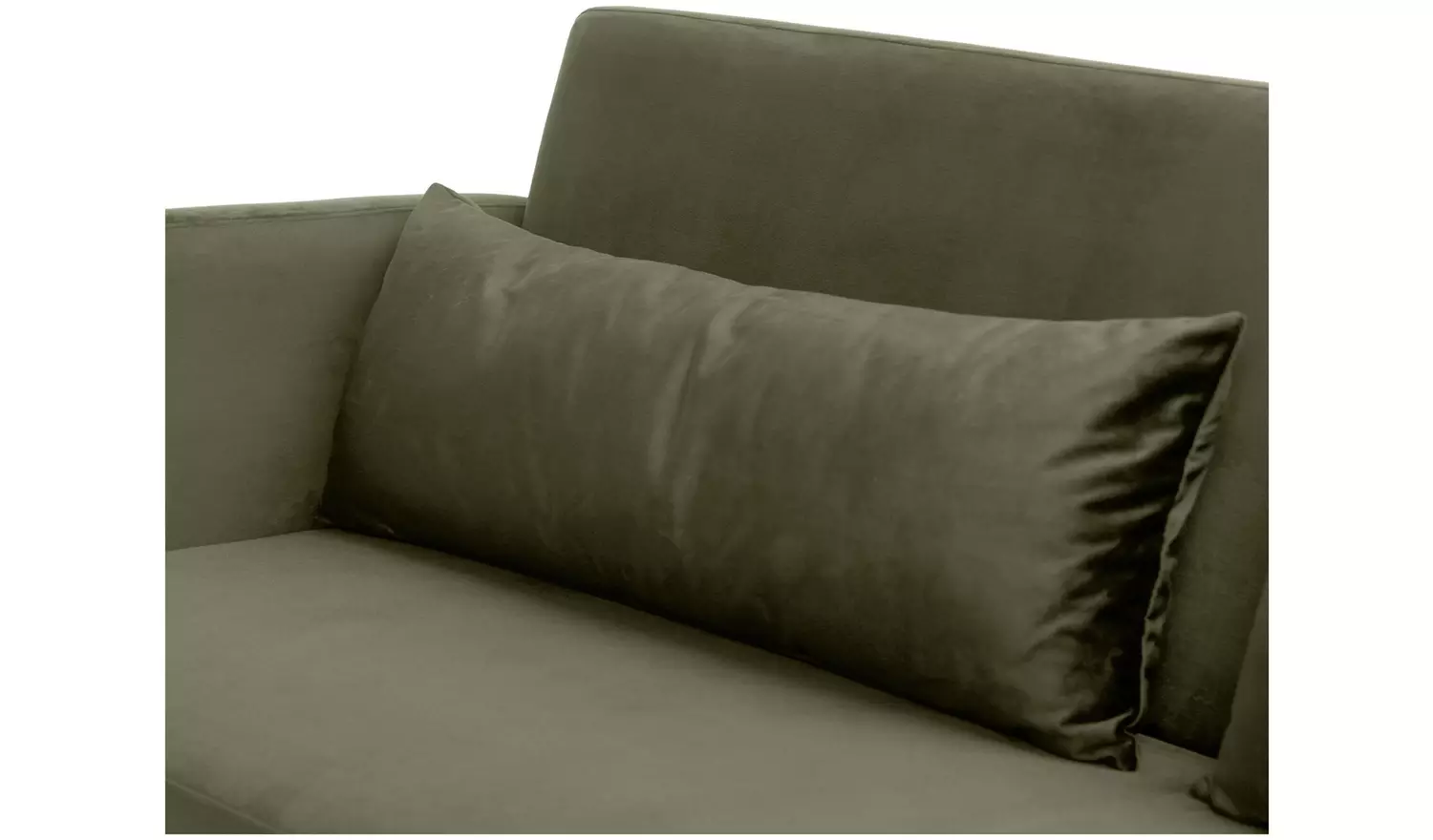 Habitat Andy Velvet 3 Seater Clic Clac Sofa Bed Sage eBay