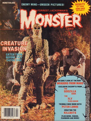 Monster Land April 1986 Invaders From Mars Peter Lorre  013018DBE2