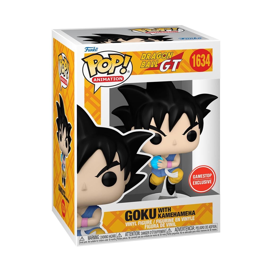 Funko Pop! Dragon Ball GT Kid Goku with Kamehameha 1634 Funko Pop! Dragon Ball GT Kid Goku with Kamehameha 1634