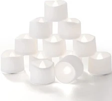 Homemory Timer Tea Lights Candles Battery Operated 12-Pack, Pure White Light 