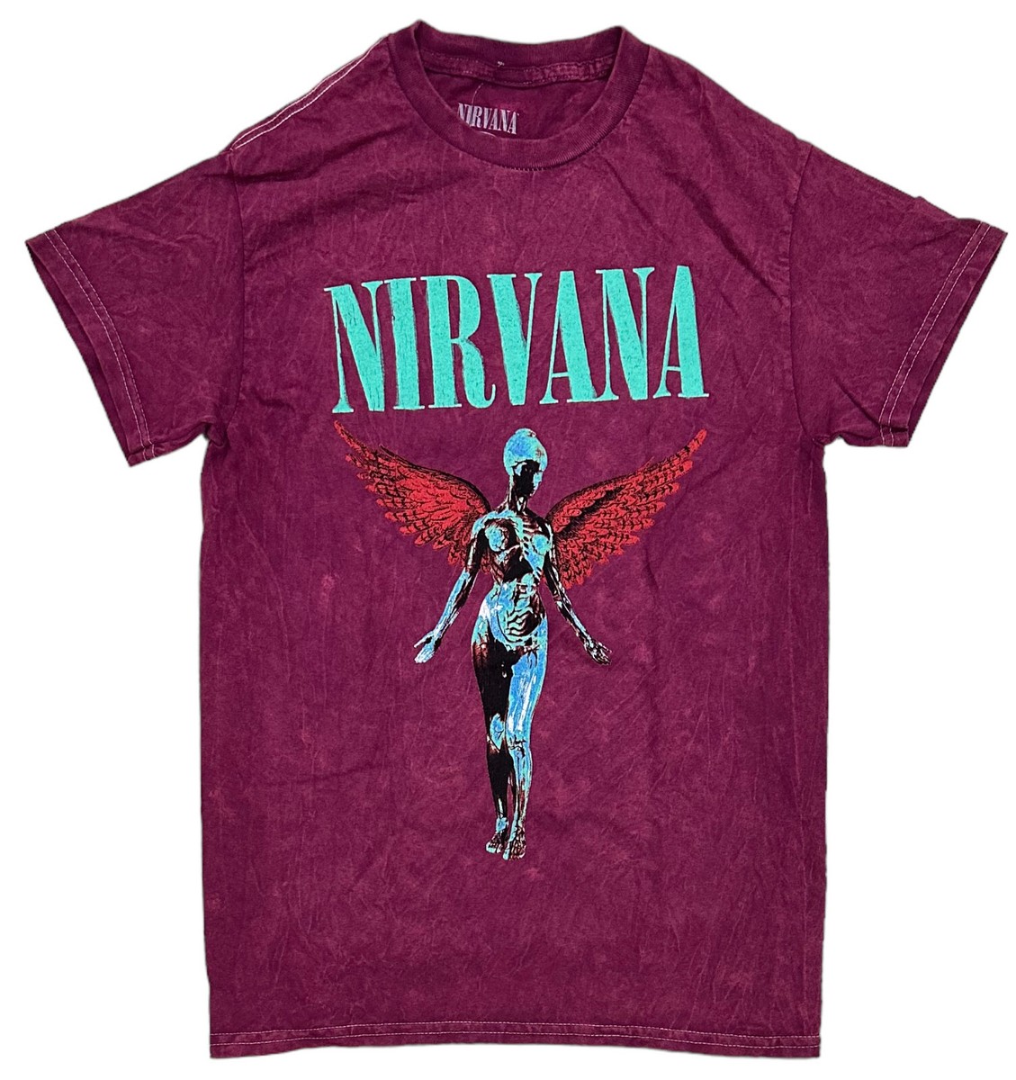 Nirvana Official Merchdise Utero Angel Distressed Vintage Nirvana Official Merchdise Utero Angel Distressed Vintage