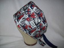 Men/Women Surgical Scrub Cap Lined Spider 100 Cotton Cool