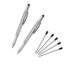 Multifunction Tool Pen, 6 in 1 Tool with Ballpoint Pen, Touch Screen Stylus, ...