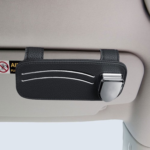 Car Sun Visor Storage Glasses Ticket Credit Card Organizer Holder Interior - Picture 5 of 15