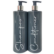 Mrs Hinch Misprint Clearance Stock Grey 500ml Lotion Pump Bottles Shampoo Condit