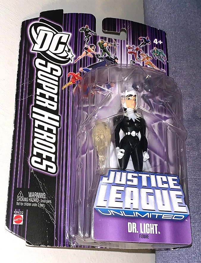 DC SUPER HEROES 2007 LIGA DE LA JUSTICIA ILIMITADA DR.LIGHT FIGURA DE 4" ¡RARA! Difícil de encontrar! Foto 3 de 4