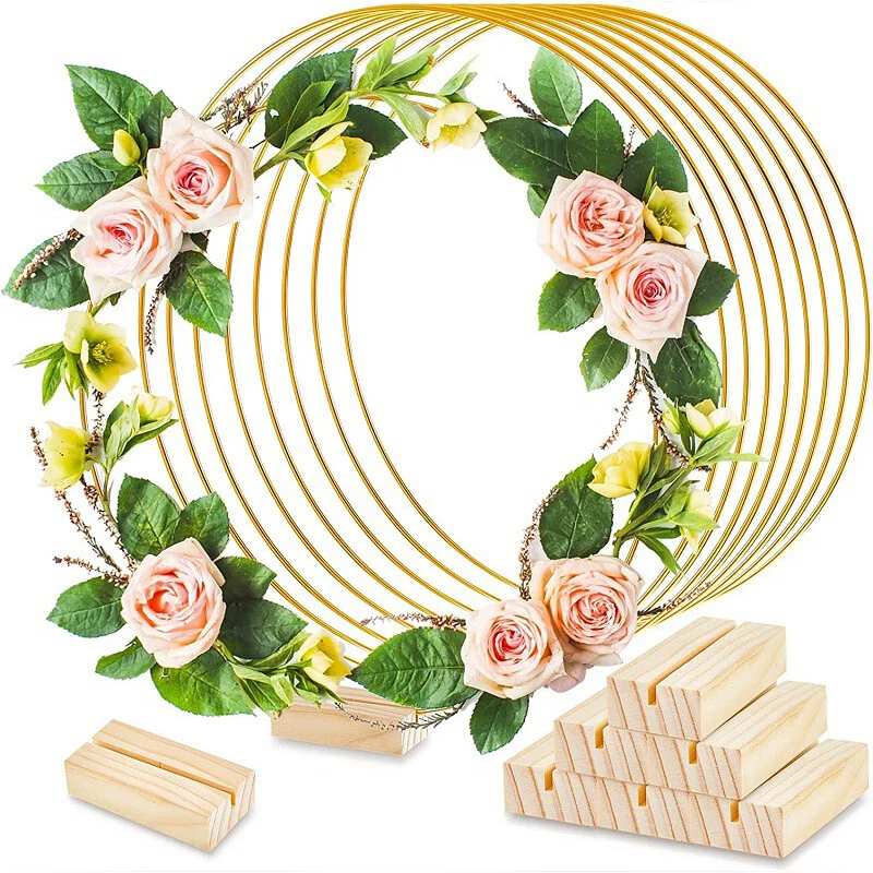 Metal hot sale ring wreath