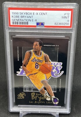 1998 Skybox E-X Century Generation E-X Kobe Bryant #12 PSA 9 MINT 